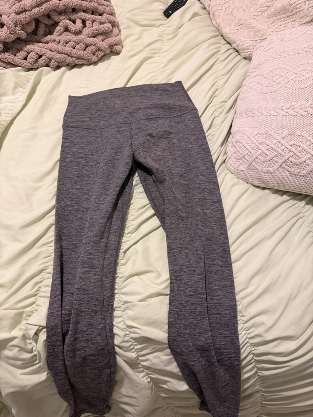 lululemon athletica Heather Gray High-Rise Leggings